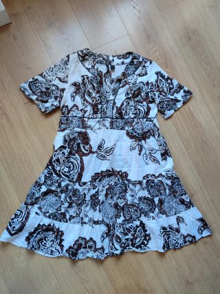 Vestido Mango Estampado Talla XL