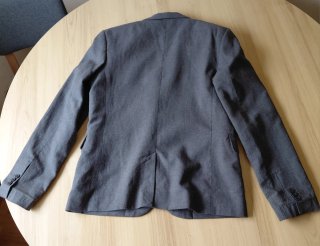 Chaqueta americana H&M gris 12-13 años