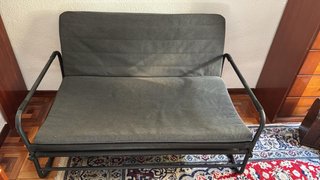 Sofá Cama Ikea Knisa Gris Tela