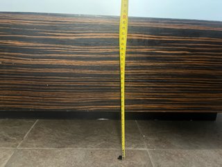 Mesa baja comedor cebrano madera