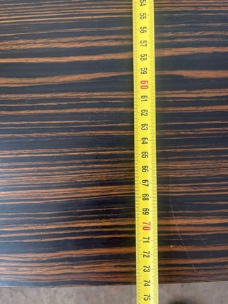 Mesa baja comedor cebrano madera