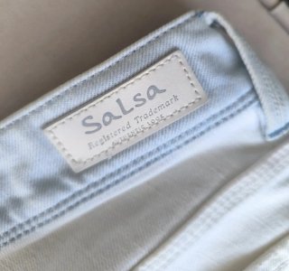 Pantalones vaqueros Salsa blancos y azules
