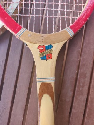Racchette da tennis vintage in legno da collezione