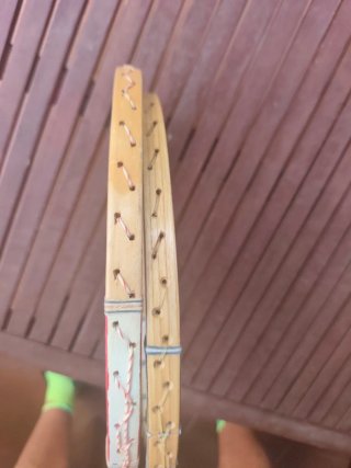 Racchette da tennis vintage in legno da collezione