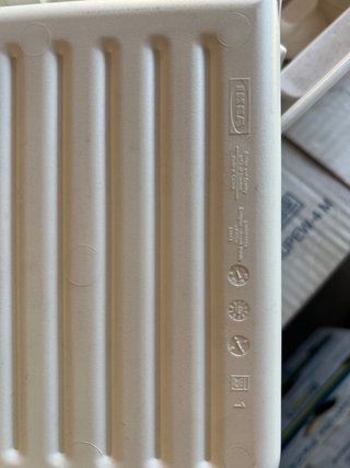 Vassoio porta posate beige