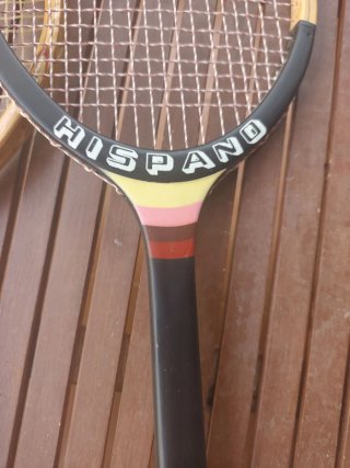 2 Racchette da Tennis in Legno Decorazione Vintage