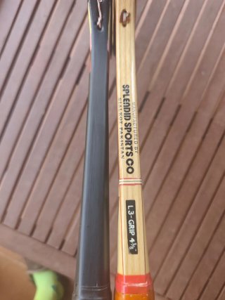 2 Racchette da Tennis in Legno Decorazione Vintage