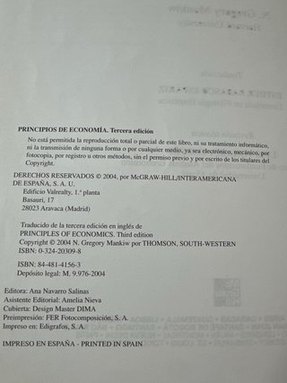 Principios de economía