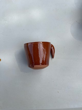 Juego de 11 tacitas de postre de terracota