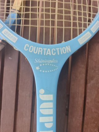 Racchette da tennis in legno decorazione collezione vintage
