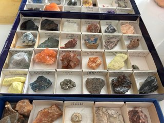 Collezione di minerali