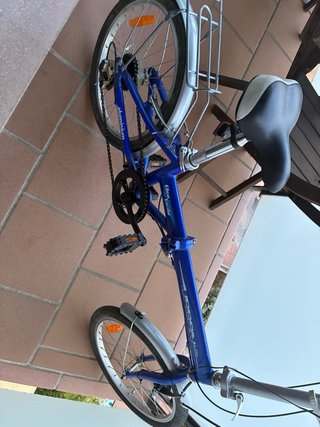 Bicicleta pieghevole Urban Life blu