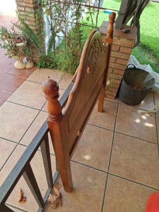 Cabecero madera cama 90cm