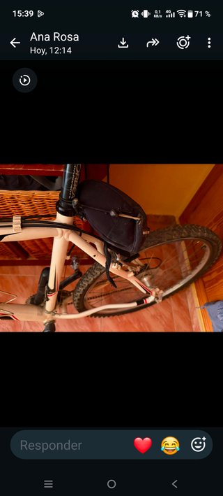 Bicicleta Orbea blanca