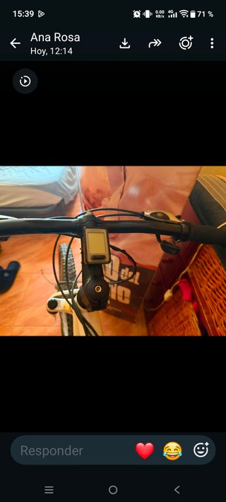 Bicicleta Orbea blanca