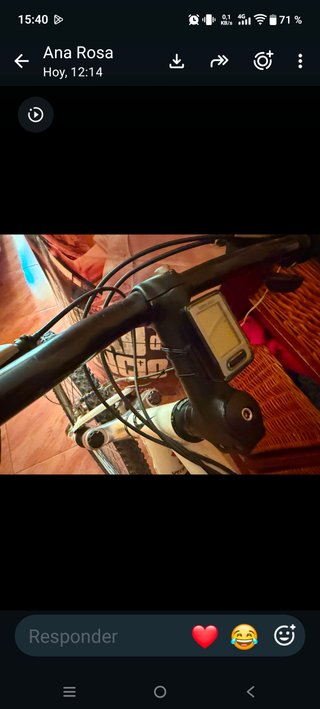 Bicicleta Orbea blanca