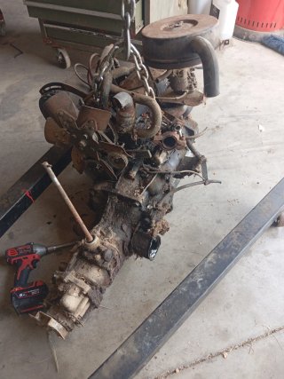 Motor Renault 4L 850cc completo