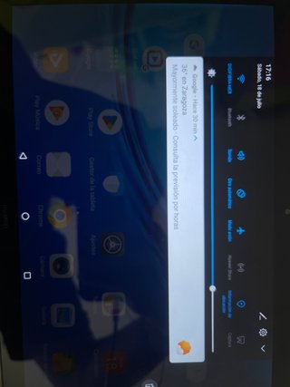 Tablet Huawei Negra para uso o piezas