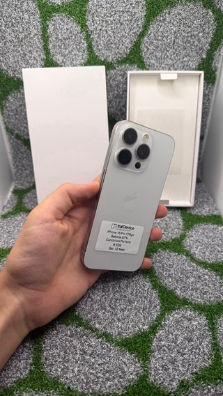iPhone 15 Pro 128GB Argento - Perfette  Condizioni