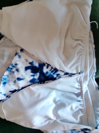 Costume intero PatPat fantasia tie-dye blu