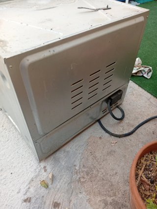 Horno Teka blanco y vitroceramica
