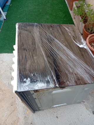 Horno Teka blanco y vitroceramica