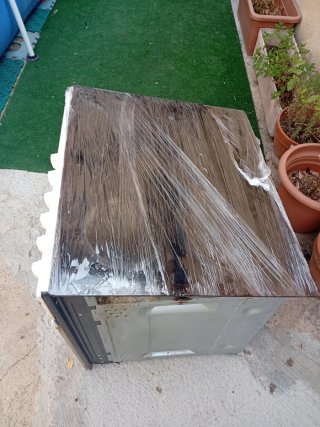 Horno Teka blanco y vitroceramica