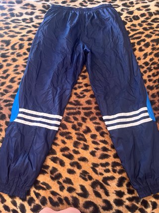 Pantalón Chándal Adidas Vintage 90s Tactel Azul