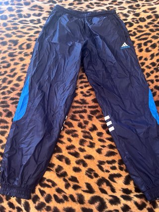 Pantalón Chándal Adidas Vintage 90s Tactel Azul