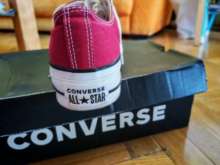 Converse plataforma rojas