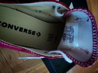 Converse plataforma rojas