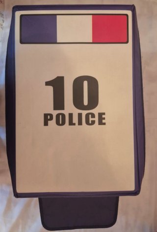 Caja Almacenamiento Coche Policía Plegable