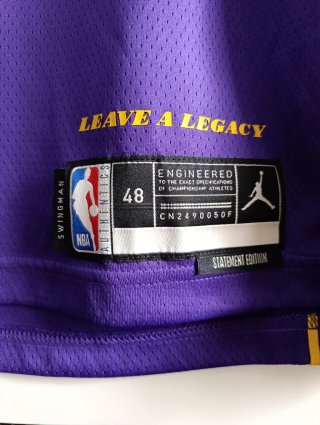 Camiseta Nike LeBron James #6 Lakers Morada