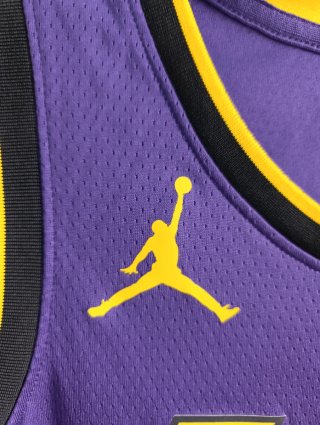 Camiseta Nike LeBron James #6 Lakers Morada