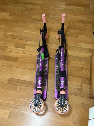 Patinete Oxelo MID5 Morado Ajustable