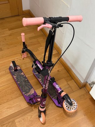 Patinete Oxelo MID5 Morado Ajustable