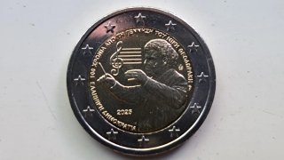 Moneda conmemorativa 2€ Grecia 2025 Theodorakis