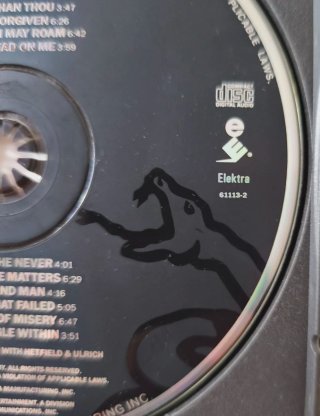 Metallica Black Album CD Primera Edición USA 1991