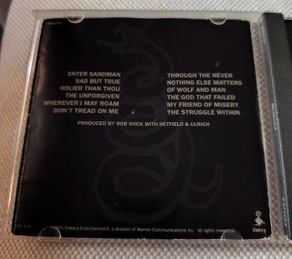 Metallica Black Album CD Primera Edición USA 1991