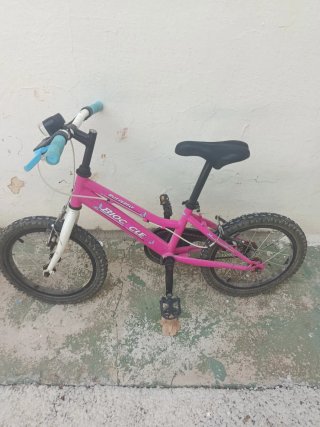 Bicicleta infantil rosa Butterfly