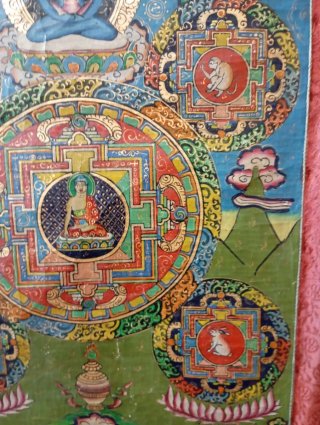 Tangkha Buda Shakyamuni Tíbet