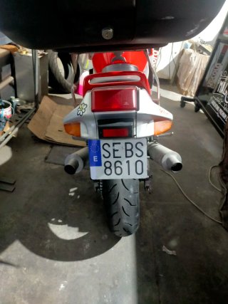 Kawasaki ZZR600 Roja y Plata