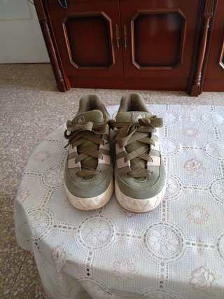 Zapatillas Adidas Hombre Talla 43 Verde/Beige