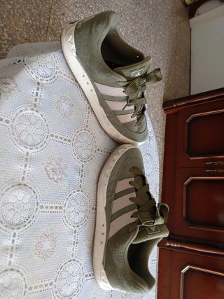 Zapatillas Adidas Hombre Talla 43 Verde/Beige