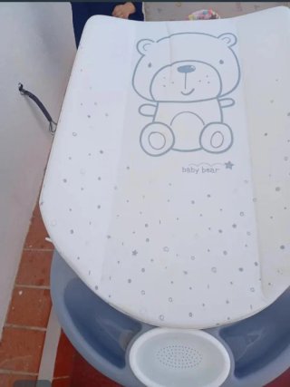Bañera cambiador bebé con soporte