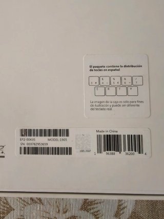 Teclado Microsoft Surface Pro Español