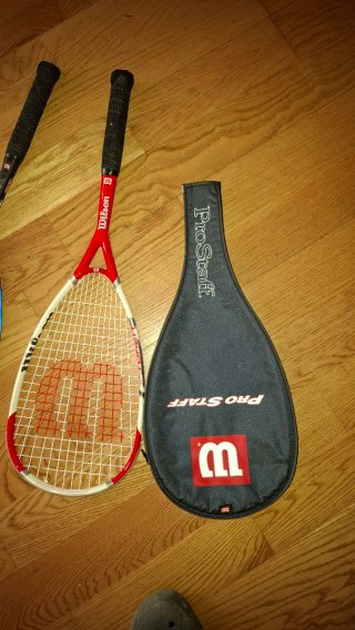 Lote 4 Raquetas Squash wilson