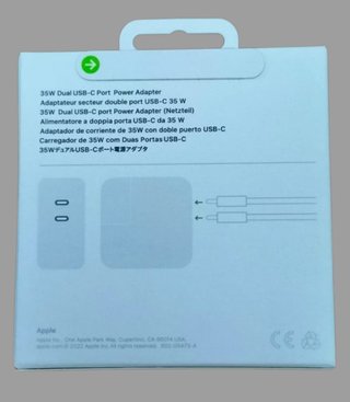 Cargador Apple Dual USB-C 35W