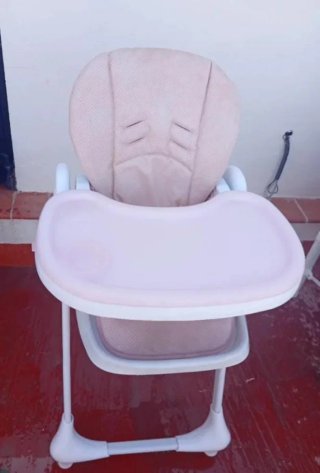 Trona Rosa Reclinable Bebé