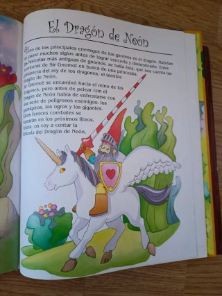 Libros "Cuentos del bosque: Gnomos y Dragones"